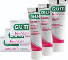 Image of GUM SensiVital+ Toothpaste 3 x 75ml