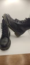 Image of Dr. Martens 1460 Black Smooth Leather Boots UK 7 EU 41 Brand New Boxed