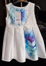 Image of Baby Girl Monsoon Party Dress 12-18 Months Wedding Very Good Condition
