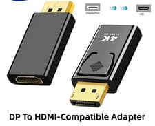 Image of Display Port DP Male To HDMI Female Adapter Converter For 4K HD 1080P HDTV PC UK