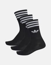Image of Adidas Socks Mens Women 3 Stripes Crew Cotton Sports Gym Trainers Casual