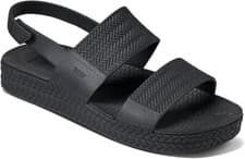 Image of REEF WOMENS WATER FRIENDLY VISTA SANDALS.NEW BLACK CUSHIONED STRAP SHOES S25