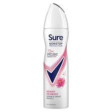 Image of Sure Nonstop Protection Anti-Perspirant Aerosol Bright Bouquet 150 ml