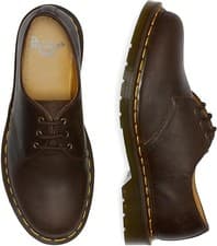 Image of Dr Marten 1461 Brown Crazy Horse Oxford Shoes - UK 5