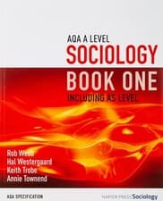 Image of AQA A Level Sociology Book One Including AS Level Rob Webb Napier 3rd Edn New UK