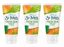 Image of St Ives Apricot Scrub Fresh Skin 150ml (3 Pack) Deep Exfoliator Facial Cleanser