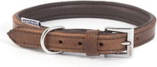 Image of Vintage Leather Padded Collar 39-48 Cm Size 5
