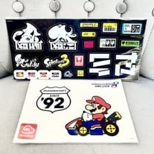 Image of My Nintendo Rewards Switch Splatoon 3 Mario Kart 8 Sticker Set Game Merchandise