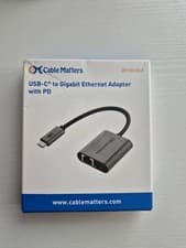 Image of Cable Matters USB-C to 5GbE Ethernet Adapter w/140W PD Charging *NEW/SEALED!*