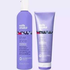 Image of Milk Shake Silver Shine Shampoo 300ml and Conditioner 250ml for blond grey hair