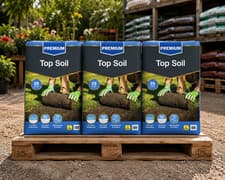 Image of 75L Multi Purpose Top Soil 3x25L – Lawn Turf Grass Seed Beds Borders Garden