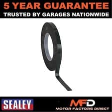 Image of Sealey Double-Sided Adhesive Foam Tape 12mm x 10m Green Backing DSTG1210