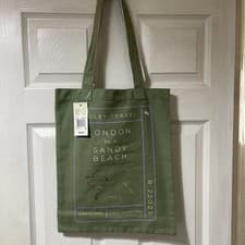 Image of Radley Responsible Radley Travel Open Medium Tote Bag In Open Green BNWT
