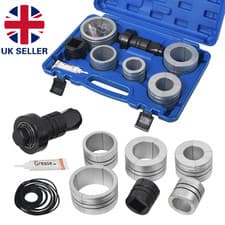 Image of 8X Exhaust Tail Pipe Expander Stretcher Tool Kit 1-5/8" to 4-1/4" Pipe w/ Grease