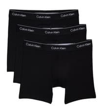 Image of NEW Calvin Klein Men's Modern Cotton Stretch 3 Pack Boxer Brief NB3954 002 LARGE