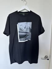 Image of Boss Strecht T-Shirt Black XL Reflective / Skate Big Picture