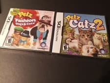 Image of Petz Fashion: Dogz & Catz and Petz: Catz 2 Nintendo DS Factory Sealed