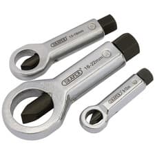 Image of Draper Nut Splitter Set 9 - 22mm 3 Piece Threaded Splitting Pin 55108