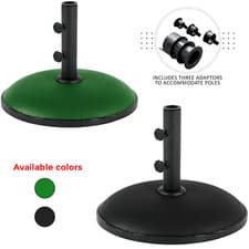 Image of 11kg Heavy Duty Concrete Round Umbrella Parasol Base Stand Garden Outdoor Patio