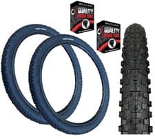 Image of Kenda KADRE 27.5 x 2.80 BLACK Chunky Mountain Bike TYRE s TUBE s K-1027