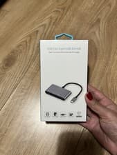 Image of USB-C To 3 Port USB 3.0 Hub With PD Charger