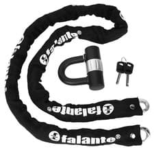 Image of Heavy Duty Steel Motorcycle Motorbike Bike Security Chain U Lock 1.4M*8mm