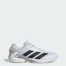 Image of adidas Adizero Ubersonic 5 Tennis Shoes Mens White Trainers Hard Court