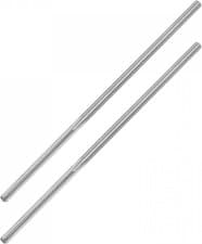 Image of 2 Pcs 1.5mm Tungsten Carbide Chucking Reamer - H7 Accuracy 4 Straight Flutes