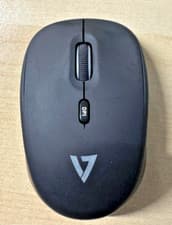 Image of V7 MW100 Wireless Optical Mouse – 2.4GHz, 1600 DPI, Black