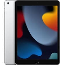 Image of Apple iPad 9th Gen 2021 64GB 4G Cellular Unlocked Silver Excellent Condition A+