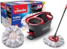 Image of Vileda TURBO 3-in-1 Spin Mop Set, with Microfiber Pad and Bucket