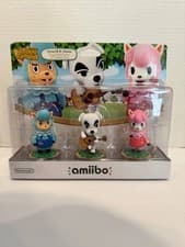 Image of Nintendo Amiibo - CYRUS K.K. REESE 3 Pack - Animal Crossing - SEALED NIB