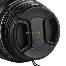 Image of New 55 mm Snap-On Front Lens Cap For Sony Alpha DSLR a Dust Safety Front Cover