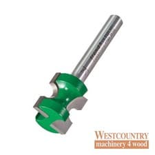 Image of Trend C069X1/4TC CraftPro Staff Bead Router Cutter 3.6mm Radius x 19.1mm Cut x 1