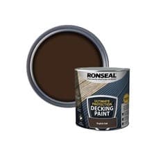 Image of Ronseal Ultimate Protection Decking Paint English Oak 2.5 litre