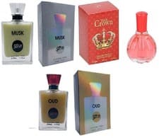 Image of Women's Perfume Designer Fragrance 100ml Eau De Parfum Gift set for her 3 Pack