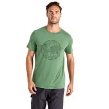 Image of Craghoppers Lucent II Mens Short Sleeve T-Shirt Casual Comfort Relaxed Fit Green