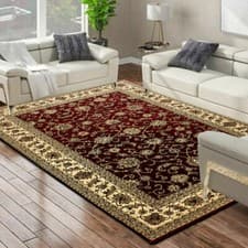 Image of Non Slip Large Traditional Rugs Bedroom Carpet Living Room Hallway Runner Rug