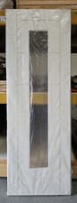 Image of Primed Linear Glazed White Door 2'9" 1981 x 686 x 35mm