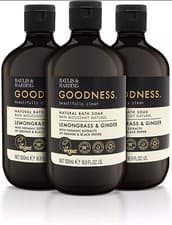 Image of Baylis & Harding Goodness Lemongrass & Ginger, 500ml Bath Soak, Pack of 3