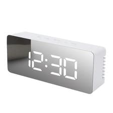 Image of Digital LED Alarm Clock with Temperature Display Desktop Clock for Bedroom