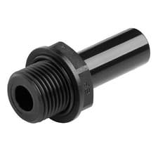 Image of John Guest Speedfit 12mm X 1/2" Stem Adaptor BSP - PM051214E (Pack of 10)