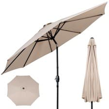 Image of 3M Garden Parasol Sun Shade Canopy Patio Large Outdoor Umbrella Crank Tilt