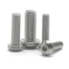 Image of M3 BHCS Button Head Cap Screw Allen Bolts Stainless Steel DIN 912 10pcs