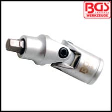 Image of BGS - 7 mm Allen Key, Internal Hex With Universal Joint 3/8" Drive - 1818-1