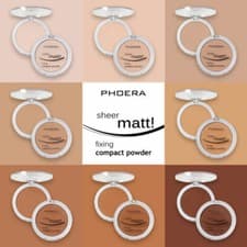 Image of PHOERA® MATTE SETTING COMPACT PRESSED POWDER FACE FLAWLESS MAKE UP BASE FIXER