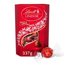 Image of Lindt Lindor Milk Chocolate Truffles Box Large -Approx 26 balls, 337g(Pack Of 2)