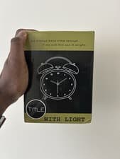 Image of Double Bell Alarm Clock with Night Light
