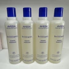 Image of LOT OF 4 Aveda Brilliant Shampoo 8.5 OZ / 250ML EACH TOTAL 1000ML / 33.8 OZ