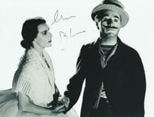 Image of Claire Bloom Hand Signed 8x6 Inch Limelight Photo Charlie Chaplin